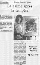 Marine - Journal de l'Ile de la Runion - Sep 1987